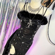 Goth Dress Vintage Y2K Women's