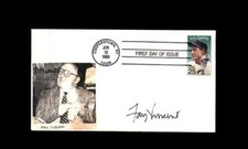 Fay Vincent JSA Signed FDC 1989 First Day Cover Cache Lou Gehrig Autograph