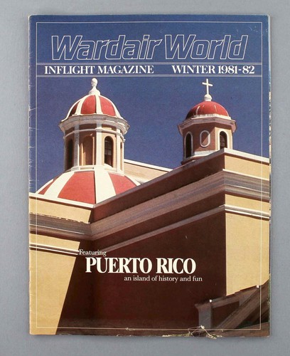 Wardair world airline - world, inflight