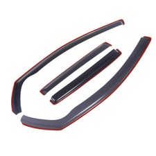 4pcs wind deflectors tinted - wind,