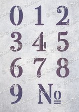Numbers Industrial STENCIL 5