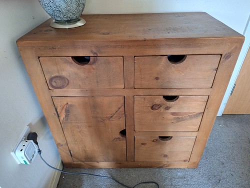 Solid wood chest drawers - solid,