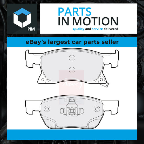 Brake pads set - brake, fits