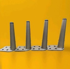 4x Brushed Antique Brass Bronze Bed Side Coffee Table Cabinet Sideboard Legs 