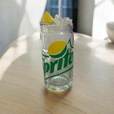 Sprite 16 Oz Snowglobe Tumbler With Ice And Lemon Slice