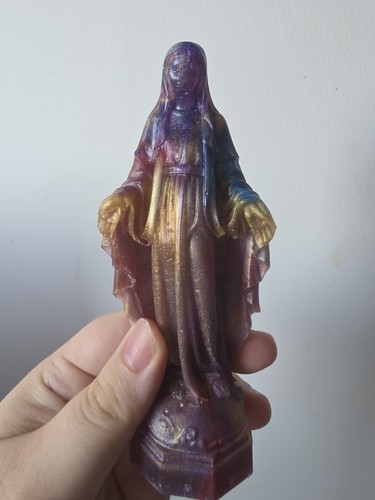 Handmade resin virgin - resin, mary