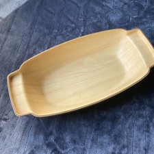 Retro 1970's CALEPPIO Bowl Mid Century Modern Design Wood Effect Vintage EX