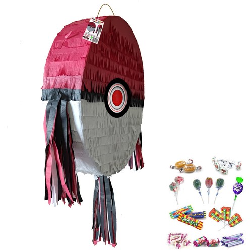 Red and white - , pinata