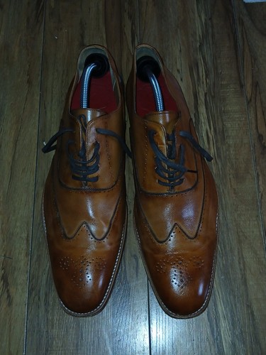 Grenson brown leather brogues - grenson,