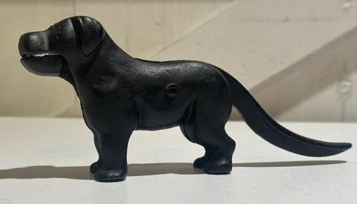 Vintage cast iron dog - dog, labrador