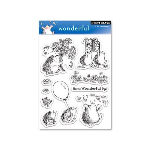 Penny black clear stamps - penny,
