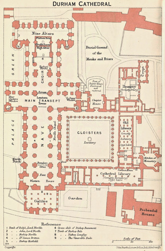 Durham cathedral plan - durham,