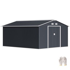 Outsunny 11ft garden shed - x,