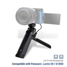 JJC 360° Vlog Selfie Stick Hand Grip Mini Tripod for Panasonic LUMIX S9 G100D