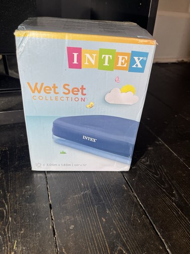 Intex wet set rectangle pool - intex,