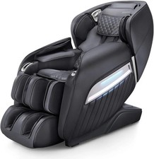 Naipo MGC-A350B Massage Chair 3D Shiatsu Zero Gravity Heating Full Body Black