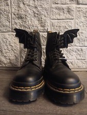 PAIR Of Patent  Bat Wings.  Shoe Lace. Halloween. Goth. Fancy Dress. Marten