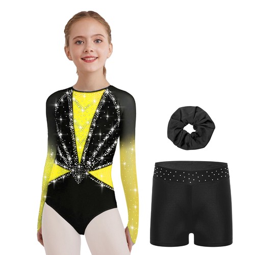 Girls 3pcs gymnastics - uk,