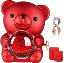 Forever rose teddy bear - forever, gift