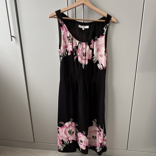 Bennett silk black pink - black, &