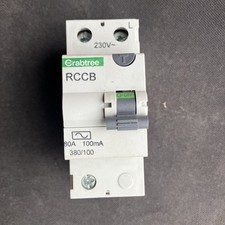 Crabtree 80A 100mA RCCB RCD