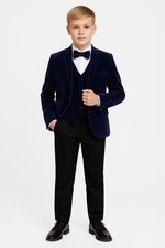 Sirri Boys Velvet Suit Slim
