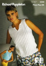 Women's Button Front Vest Tops