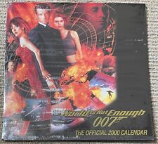 James Bond - The World Is Not Enough - Scarce Official 2000 calendar SEALED