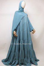 5 Tiered Full-zip Wide Flare