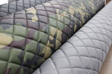 Box QUILTED FABRIC Showerproof Waterproof 3 Colours Fabric for Pet Dog Coats