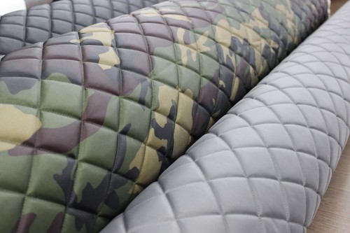Box quilted fabric showerproof - quilted,