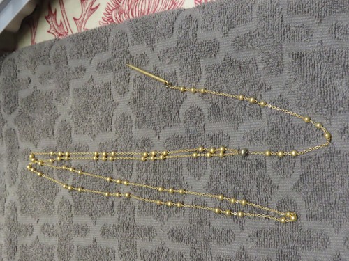 Gold plated lariat - plated,