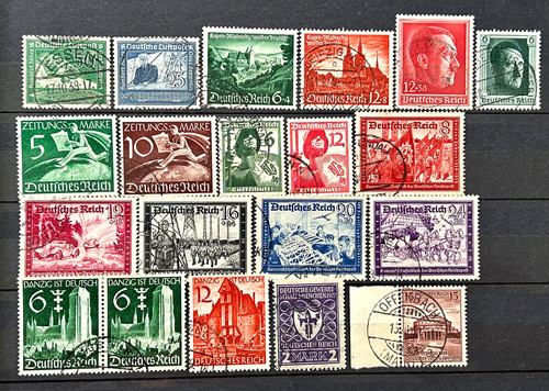 German stamps third reich - stamps,