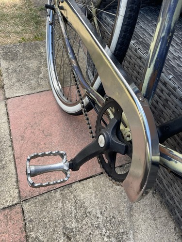 Chrome chain guard - chain, off
