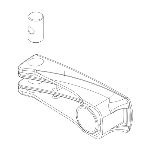 Thule spare back bar - spare, cam
