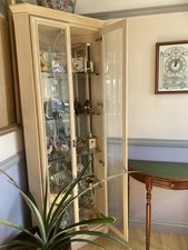 G Plan Glass Corner Display Cabinet Unit