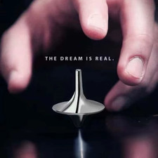 Metal Spinning Top Gyro Silver