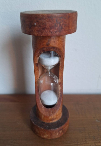 Vintage wooden minute egg - vintage,