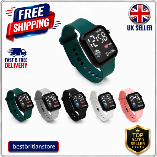 Led digital sport watch - sport,