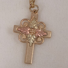 VTG Black Hills Gold 10k Cross