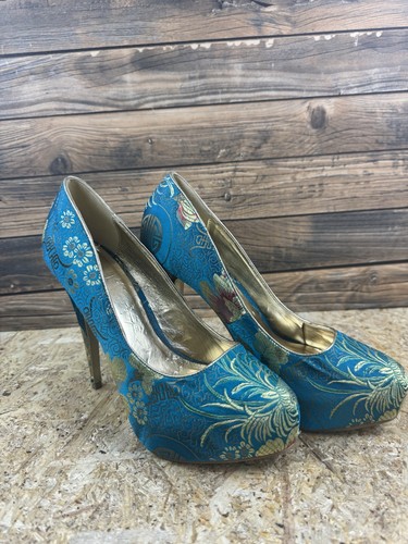 Aldo turquoise blue gold - aldo,
