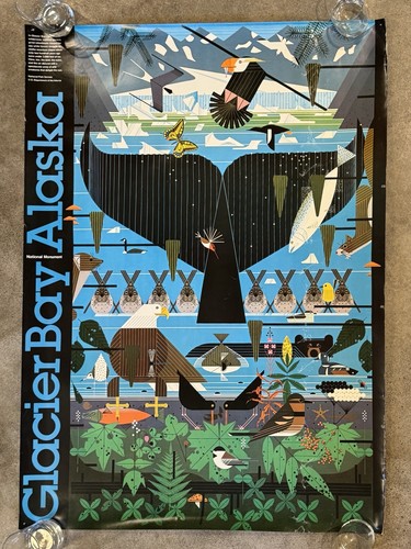 Vtg charley harper - harper, glacier