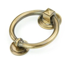 Antique Brass Ring Door