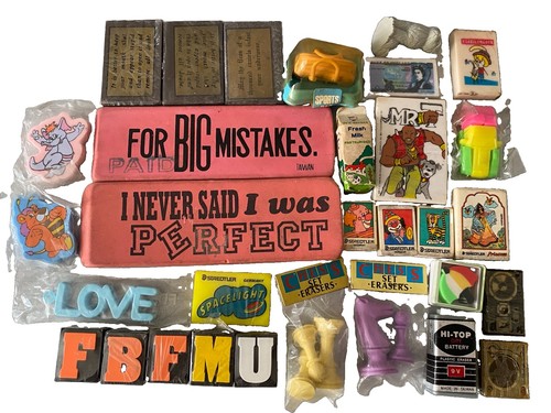 Vintage rubber bundle - bundle, 1980s