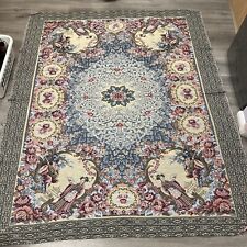 Vintage Woven Throw Wall Hanging Tapestry Bed Blanket Cotton - Oriental