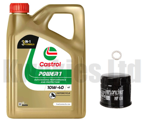 Castrol power and flo oil - and, hi-flo