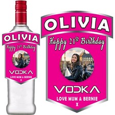 Photo Personalised Pink Bottle