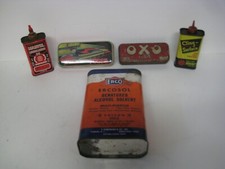 Vintage Lot Tin Cans Fosslil