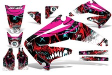 Dirt Bike Graphics Kit Decal Sticker Wrap For Honda CRF450R 2002-2004 FRENZY RED