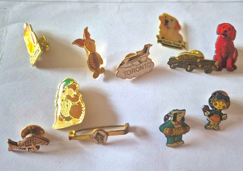 Mixed enamel lapel pin badges - enamel,